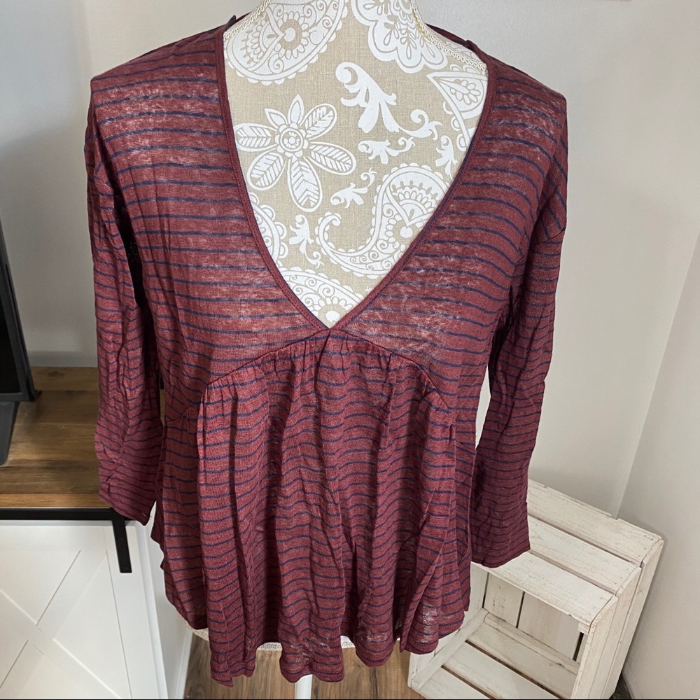 🌿3/$30🌿 Lucky brand lightweight striped long sleeve NWOT